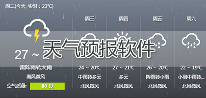 天气预报软件哪个好