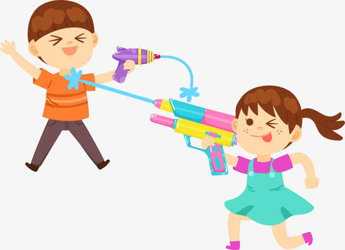 水枪喷射的游戏