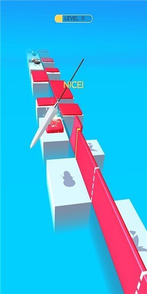 把它切成两片app