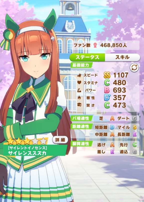 闪耀优俊少女无声铃鹿厉害吗