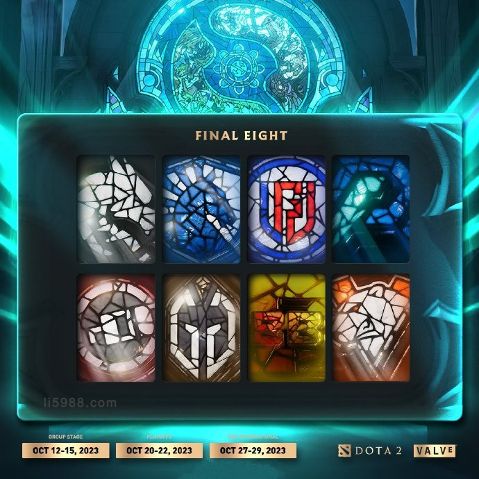 TI12国际邀请赛八强名单出炉，LGD和AR战队相遇