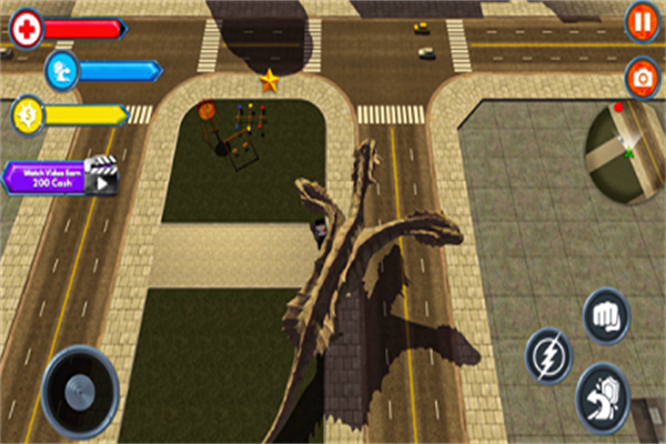 狂野愤怒的大猩猩横冲直撞