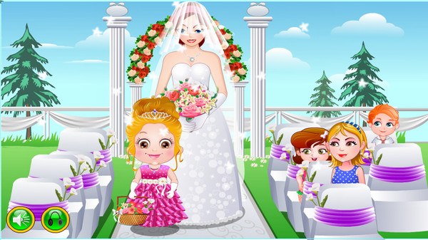 宝宝当花童游戏