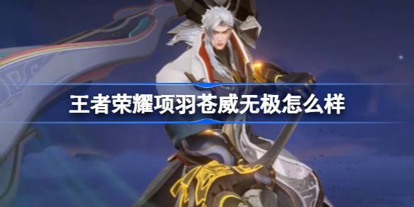 王者荣耀项羽苍威无极怎么样？