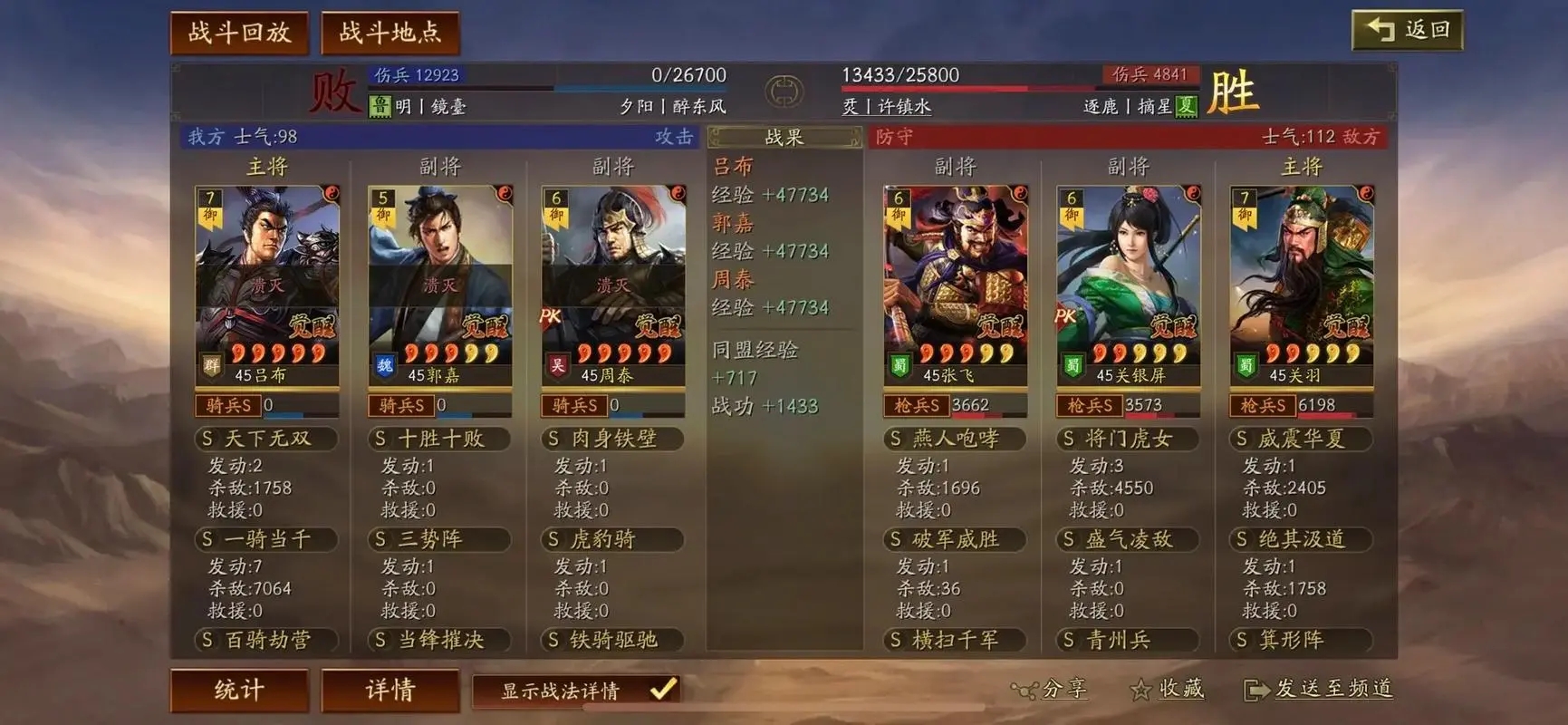 三国志战略版吕布觉醒学什么