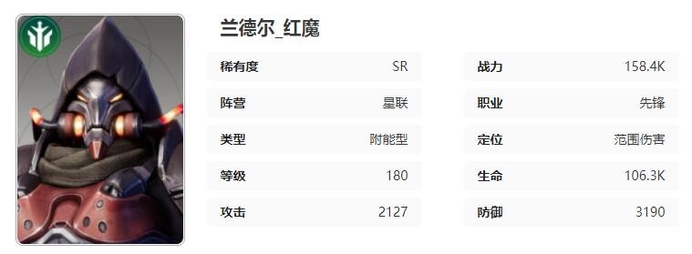 星际52区兰德尔怎么样-兰德尔角色技能属性介绍