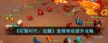 石器时代觉醒宠物等级怎么提升？宠物等级提升攻略