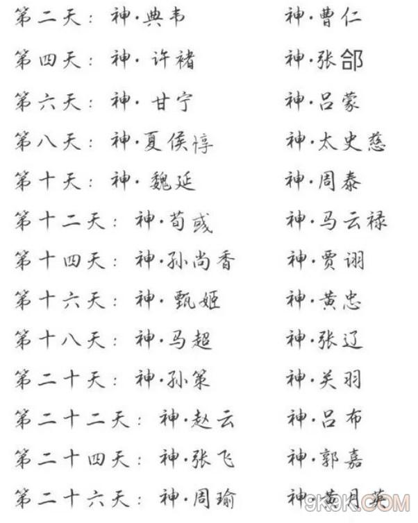 真三国录武将推荐大全攻略