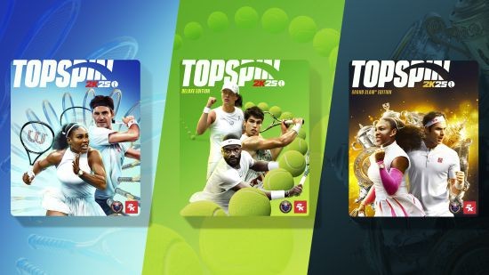 《TopSpin® 2K25》 全球上线 众多球星前来助阵！