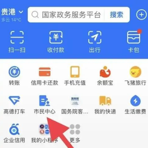 支付宝怎么查看户籍信息