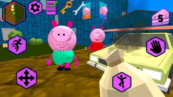 小猪佩奇家庭逃生
