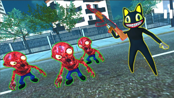 卡通猫僵尸之城app