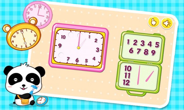 宝宝认时钟