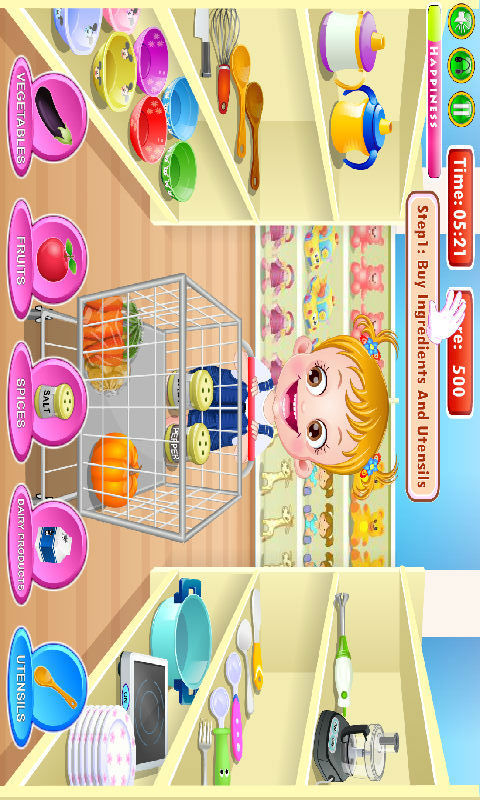 可爱宝贝爱厨房