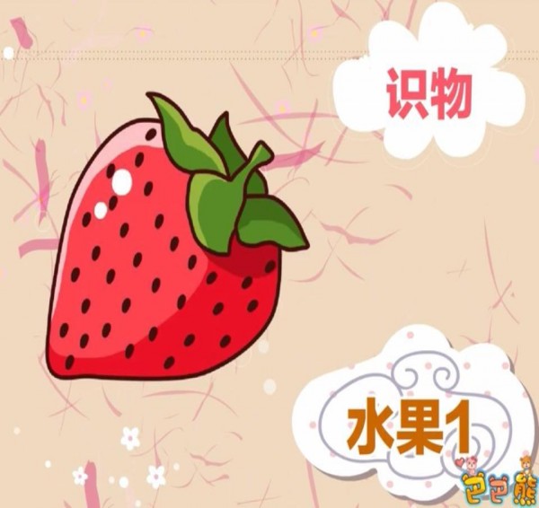 巴巴熊幼儿识物卡片