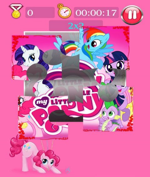 小马宝莉益智儿童拼图