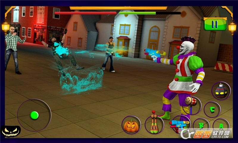 可怕的小丑万圣节之夜