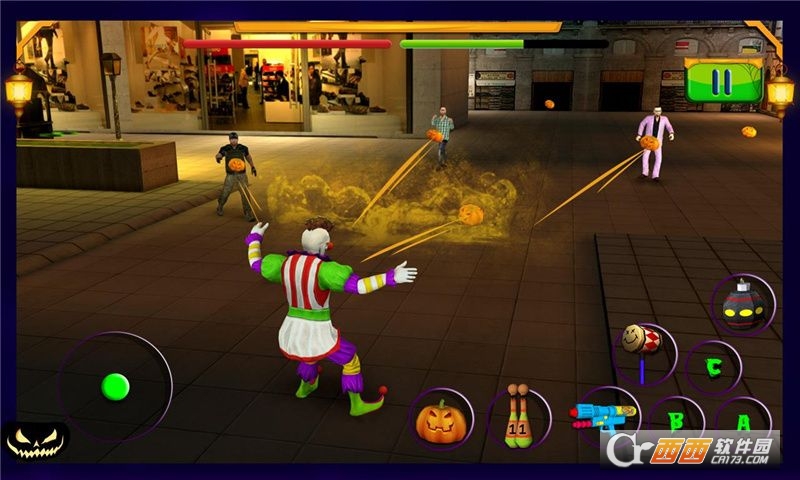 可怕的小丑万圣节之夜