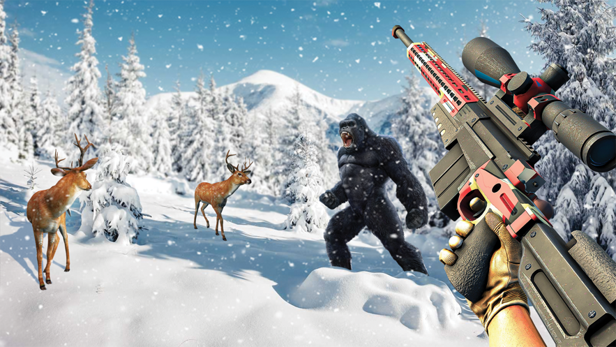 可怕的大猩猩动物狩猎苹果版