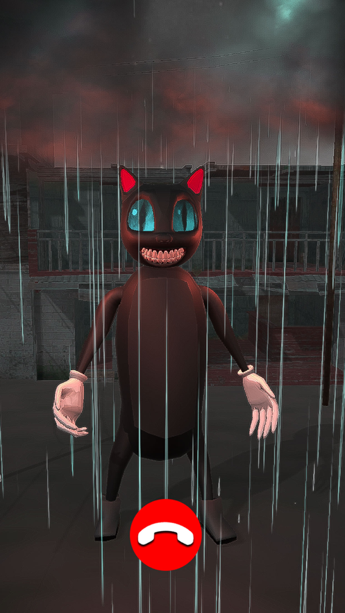 可怕的卡通猫狗叫我