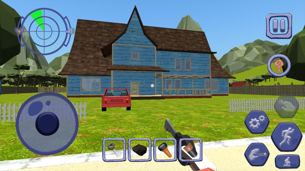 可怕的小丑海绵维德邻居