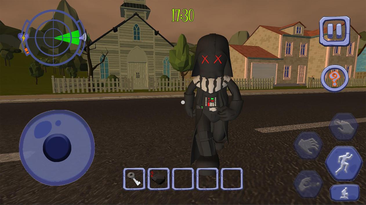 可怕的小丑海绵维德邻居