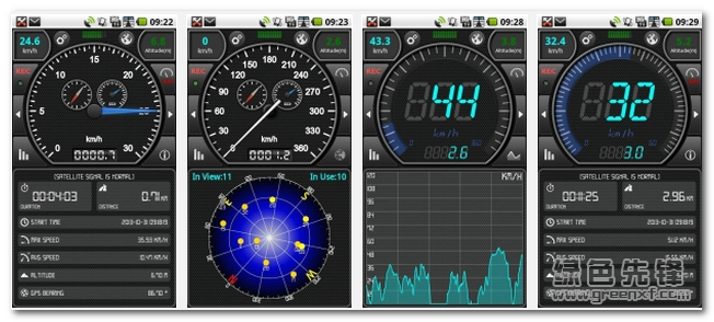 GPS车速表app|GPS车速表V3.3.1 绿色版