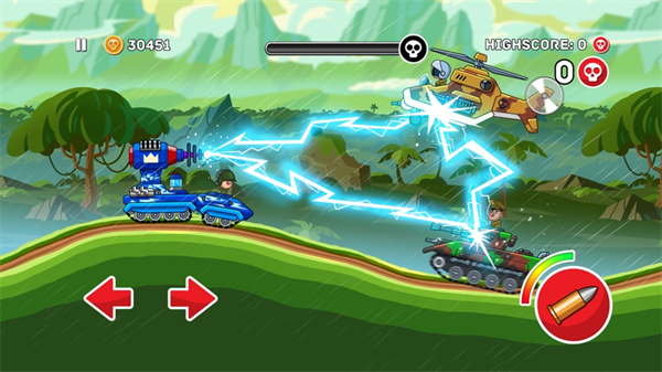 山地坦克大战（Hills of Steel）