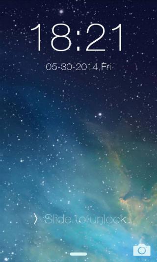 IOS7滑动解锁IOS7 SlideUnlock