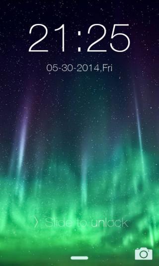 IOS7滑动解锁IOS7 SlideUnlock