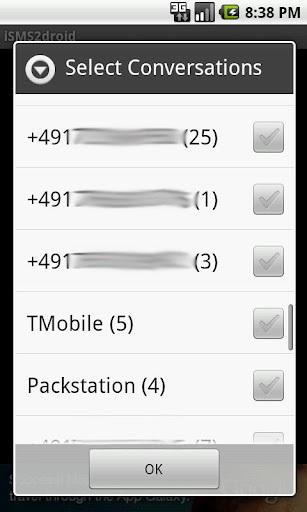 iSMS2droid(iPhoneSMSImport)