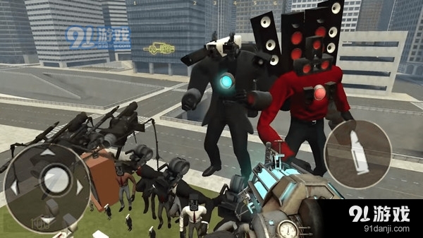 开放世界生存-马桶人监控人对决