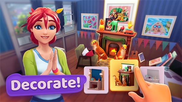 画廊涂色和装饰