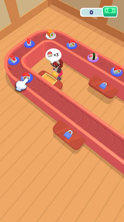 美味旋转的寿司小店