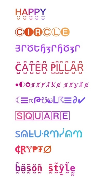 可爱字符(特殊符号键盘)