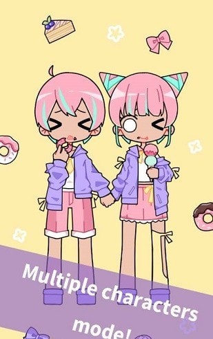 可爱女孩化妆师