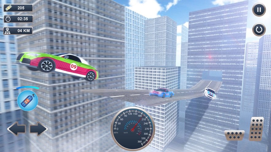 屋顶驾驶极限车