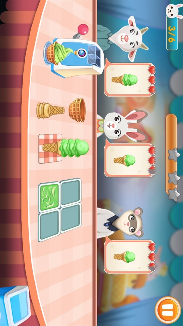 小公主做冰淇淋