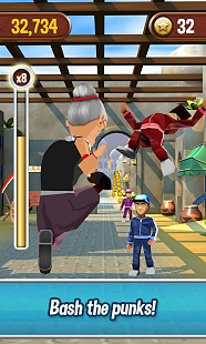 愤怒的老奶奶玩酷跑