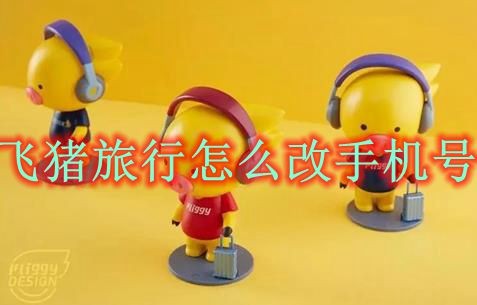 飞猪旅行怎么更改手机号