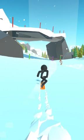 Stickman Snow Ride