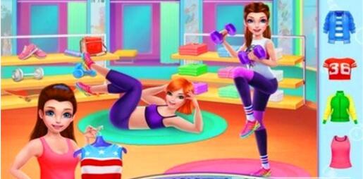 惊人的健身女孩Fitness Girl