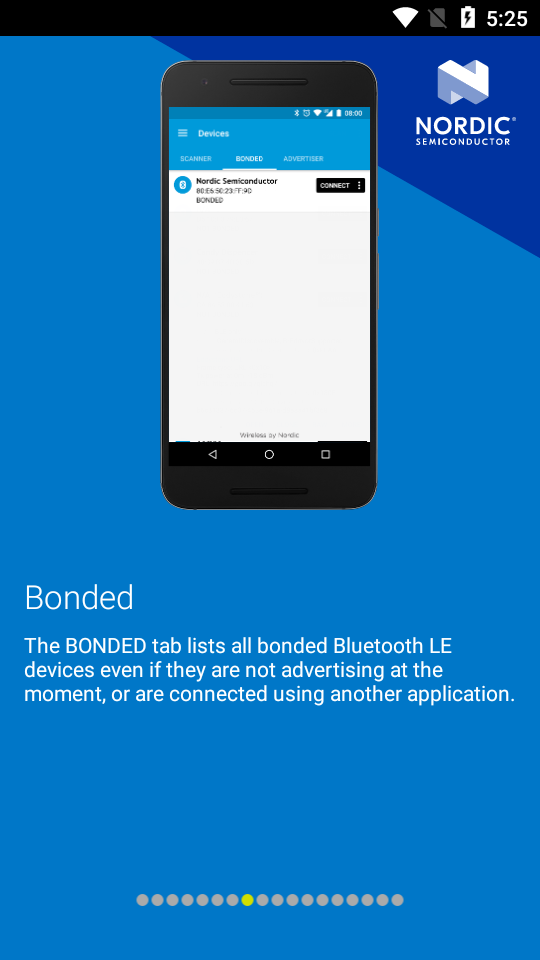 nRF Connect蓝牙扫描连接App
