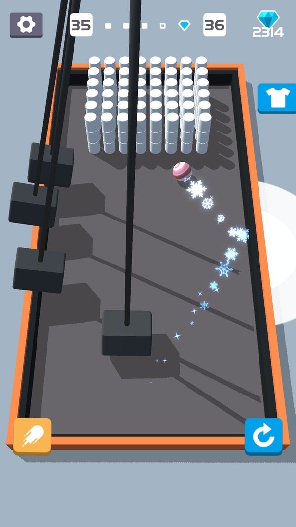 愤怒的小球推开球球