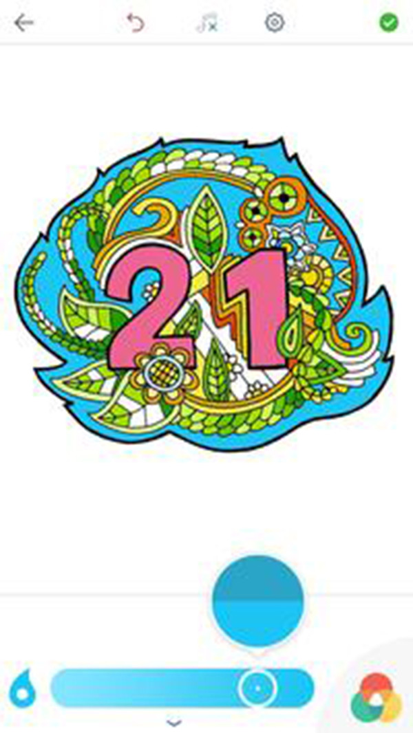 成人数字涂色书app