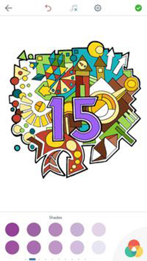 成人数字涂色书app