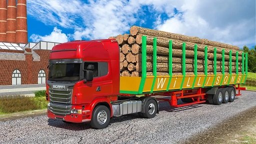 欧洲运输卡车司机3D