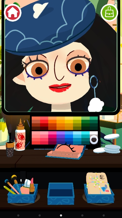 托卡美发沙龙可化妆模式