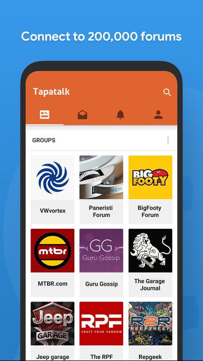 Tapatalk app