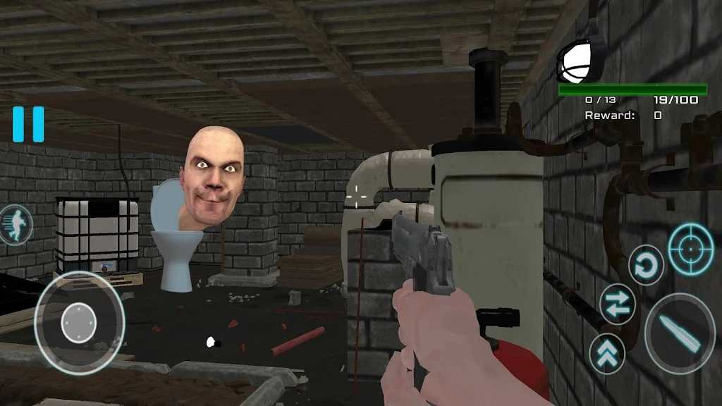 马桶人飞行射击